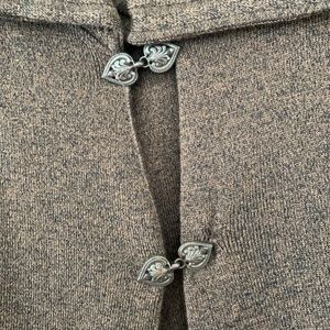 Italian Designer Clorinda Brown Wool Blend Sweater